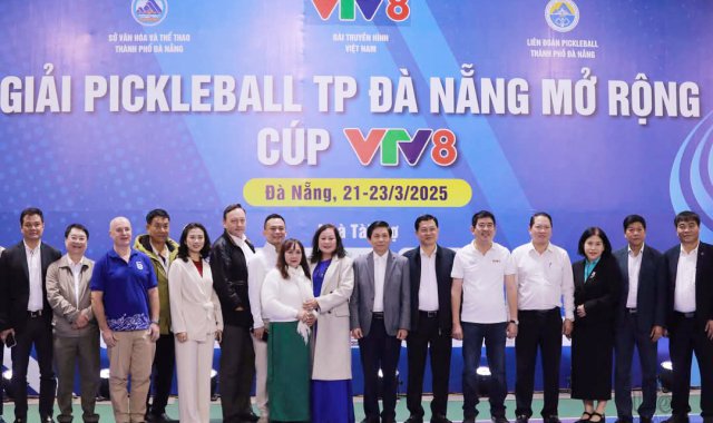 Khai mạc Giải Pickleball thành phố Đà Nẵng mở rộng Cúp VTV8